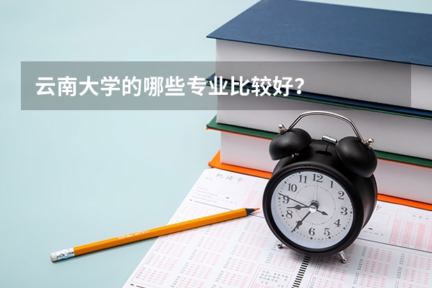 云南大学的哪些专业比较好？