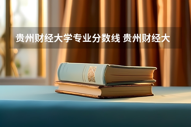 贵州财经大学专业分数线 贵州财经大学商务学院在贵州省二次补报的分数线