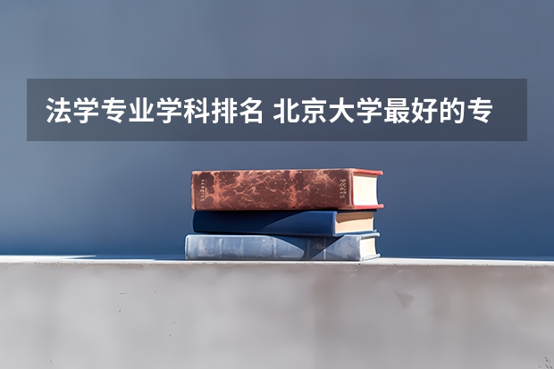 法学专业学科排名 北京大学最好的专业排名